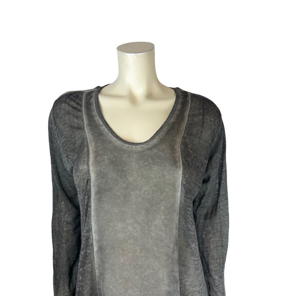 Pete & Greta Johnny Was Linen Tunic Size S Long Sleeve Oversized Lagenlook Sheer - Picture 5 of 12